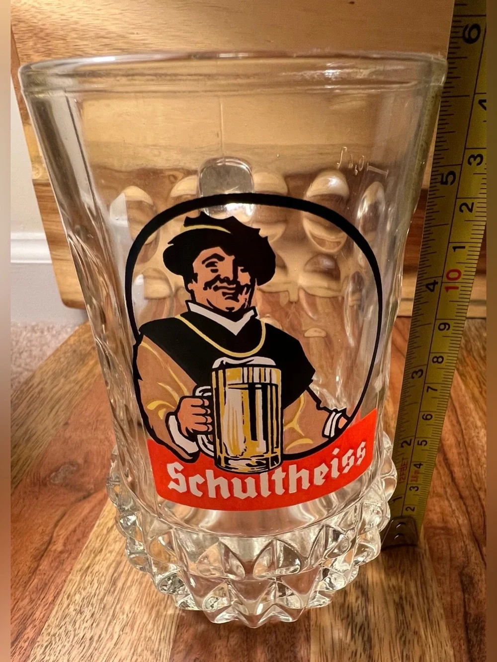 Vintage Rastal Schultheiss German Dimpled Beer Stein 1L